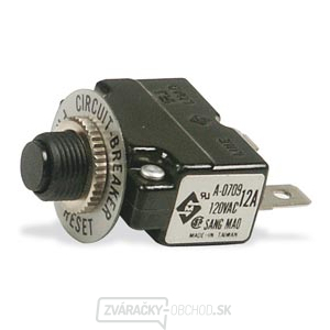 Tepelná pojistka motoru 1-fázová, 12 Amp. gallery main image