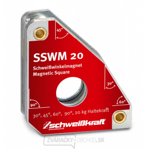 Permanentní zváracie uhlový magnet SSWM 20
