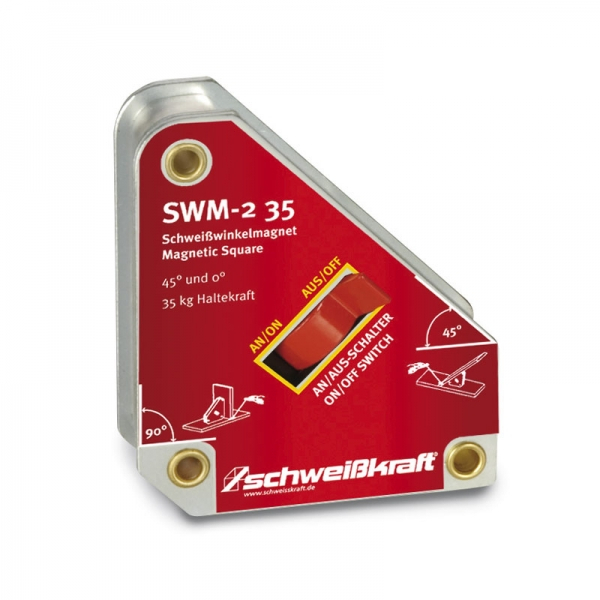 E-shop Schweißkraft Vypínateľný zvárací uhlový magnet SWM-2 35 1790030