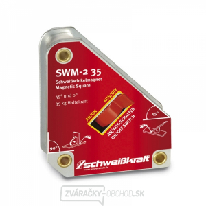 Vypínateľný zváracie uhlový magnet SWM-2 35