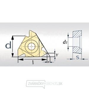 Břitové destičky 60° IR, 5 ks Břitové destičky 60° IR, 5 ks gallery main image