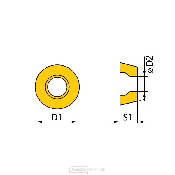 Břitové destičky R, 5 ks