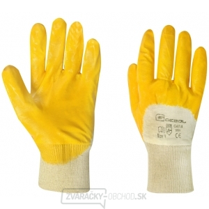 Pracovné nitrilové rukavice YELLOW NITRIL blister - vel.8