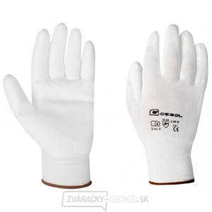 Pracovné nylonové rukavice MICRO FLEX blister - vel.9