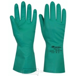 Pracovné gumené rukavice Green Tech blister - vel.XL