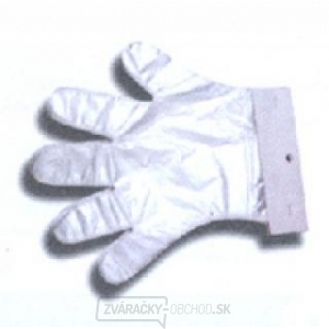 Jednorazové rukavice mikroténové 100ks - vel.M gallery main image