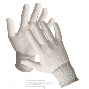 Pracovné rukavice Booby, pletený nylonový úplet - vel. 9 gallery main image
