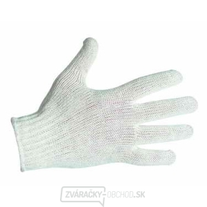 AUK 08 - rukavice pletené z polyester/bavlna s pružnů manžetou…