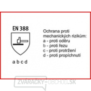 Pracovné rukavice Bunting black, polyuretán na dlani a prstoch - 8 Náhľad