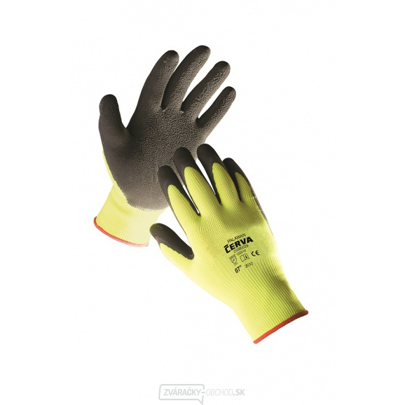PALAWAN- rukavice nylonové latexová dlaň - veľkosť 9