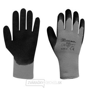 Pracovné rukavice WINTER GRIP šedé veľkosť 10 - blister