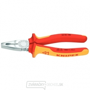 KNIPEX - kliešte kombinované 180 mm, potah PVC do 1000 V… gallery main image