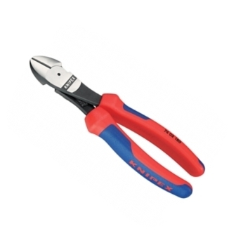 KNIPEX - kliešte štiepacie stranové pevnostní, zesílené PVC - 180mm