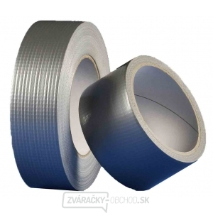 Univerzálna textilná páska 50mm x 25m - strieborná Univerzálna textilná páska 50mm x 25m - strieborná gallery main image