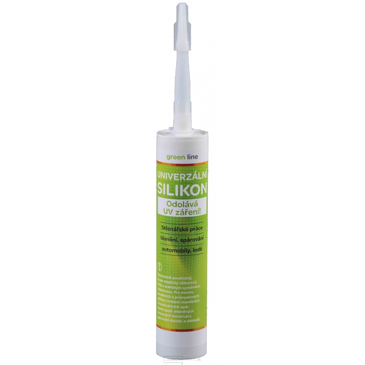 Den Braven - univerzálny silikón 310 ml kartuša - transparentná