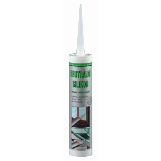 Den Braven - neutrálny silikón 310 ml kartuša - transparentná