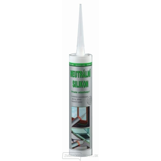 Den Braven - neutrálny silikón 310 ml kartuša - transparentná