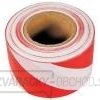 Bariérová páska 100 mm - červeno-biela, dĺžka 100m