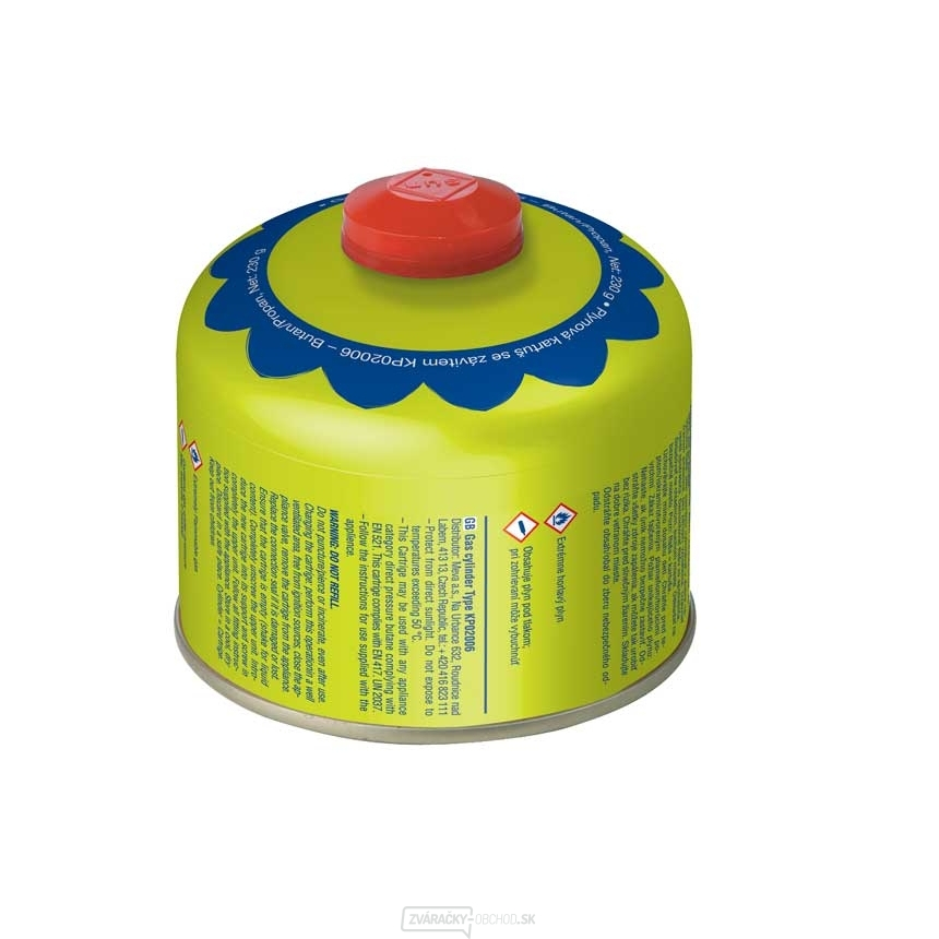 MEVA - kartuše 230 g - ventil, závit MEVA - kartuše 230 g - ventil, závit gallery main image