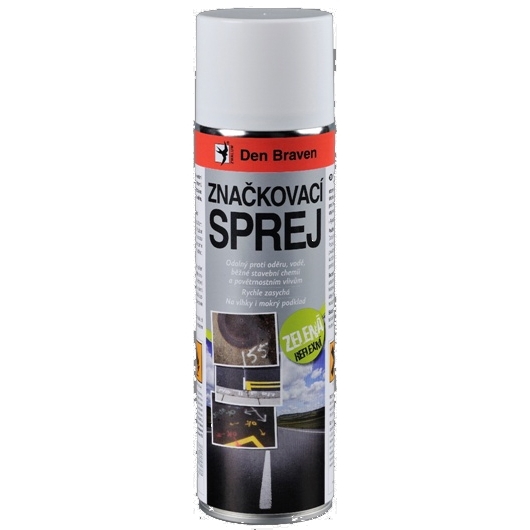 Den Braven - značkovací sprej 500ml - reflexný zelená