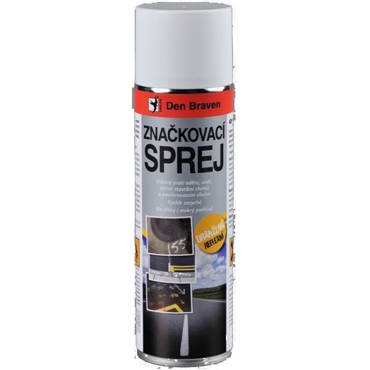 Den Braven - značkovací sprej 500ml - reflexný oranžová