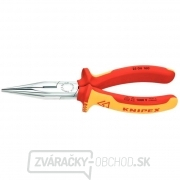 KNIPEX - kliešte s půlkulatými čeľusťmi 160 mm, potah PVC do 1000V KNIPEX - kliešte s půlkulatými čeľusťmi 160 mm, potah PVC do 1000V gallery main image