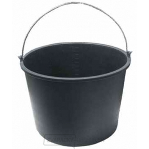Vědro stavební s držadlem 5l - černé Vědro stavební s držadlem 5l - černé gallery main image