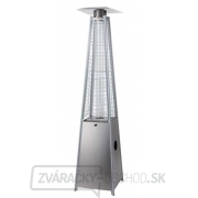 MEVA - záhradný ohrievač Pyramida nerez. s regulátorem a hadicí gallery main image
