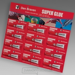 Den Braven - sekundové lepidlo plato 12ks - 3g tubička Den Braven - sekundové lepidlo plato 12ks - 3g tubička gallery main image