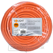 Prodlužovací kábel 40m 3x1,5mm2, 250V/10A - oranžový Náhľad