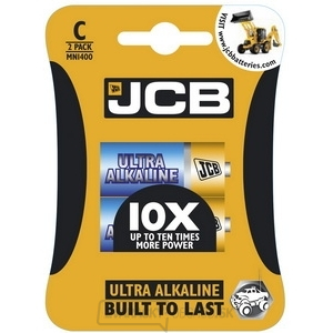 JCB OXI ULTRA alkalická batéria LR14/C, blister 2 ks