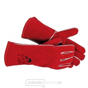 PUGNAX RED - rukavice celokožené zváračské - veľkosť 10