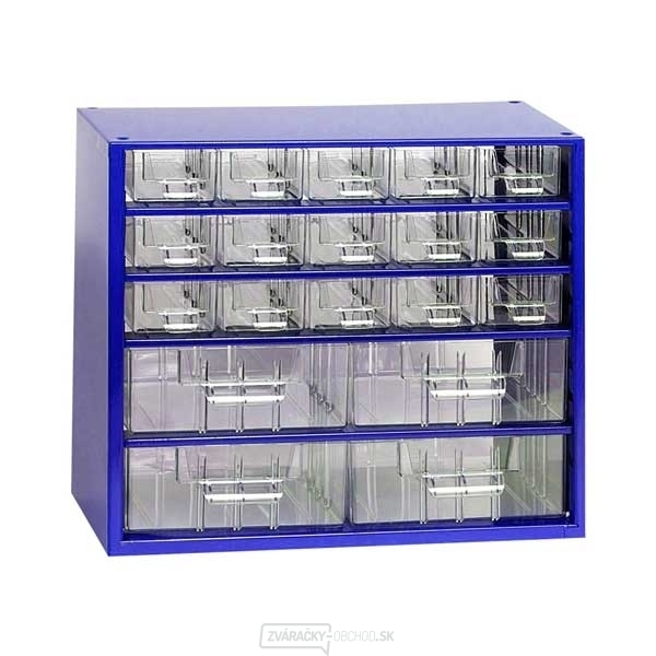 Závesná skrinka - 15 M, 4 S - modrá 6763M