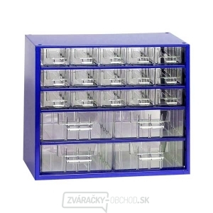 Závesná skrinka - 15 M, 4 S - modrá 6763M Závesná skrinka - 15 M, 4 S - modrá 6763M gallery main image