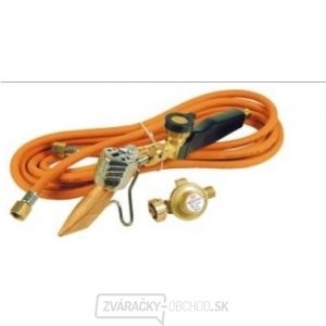 Set klempířská spájka 6179 + 4,75 m plynová tlaková hadice + regulační ventil Set klempířská spájka 6179 + 4,75 m plynová tlaková hadice + regulační ventil gallery main image