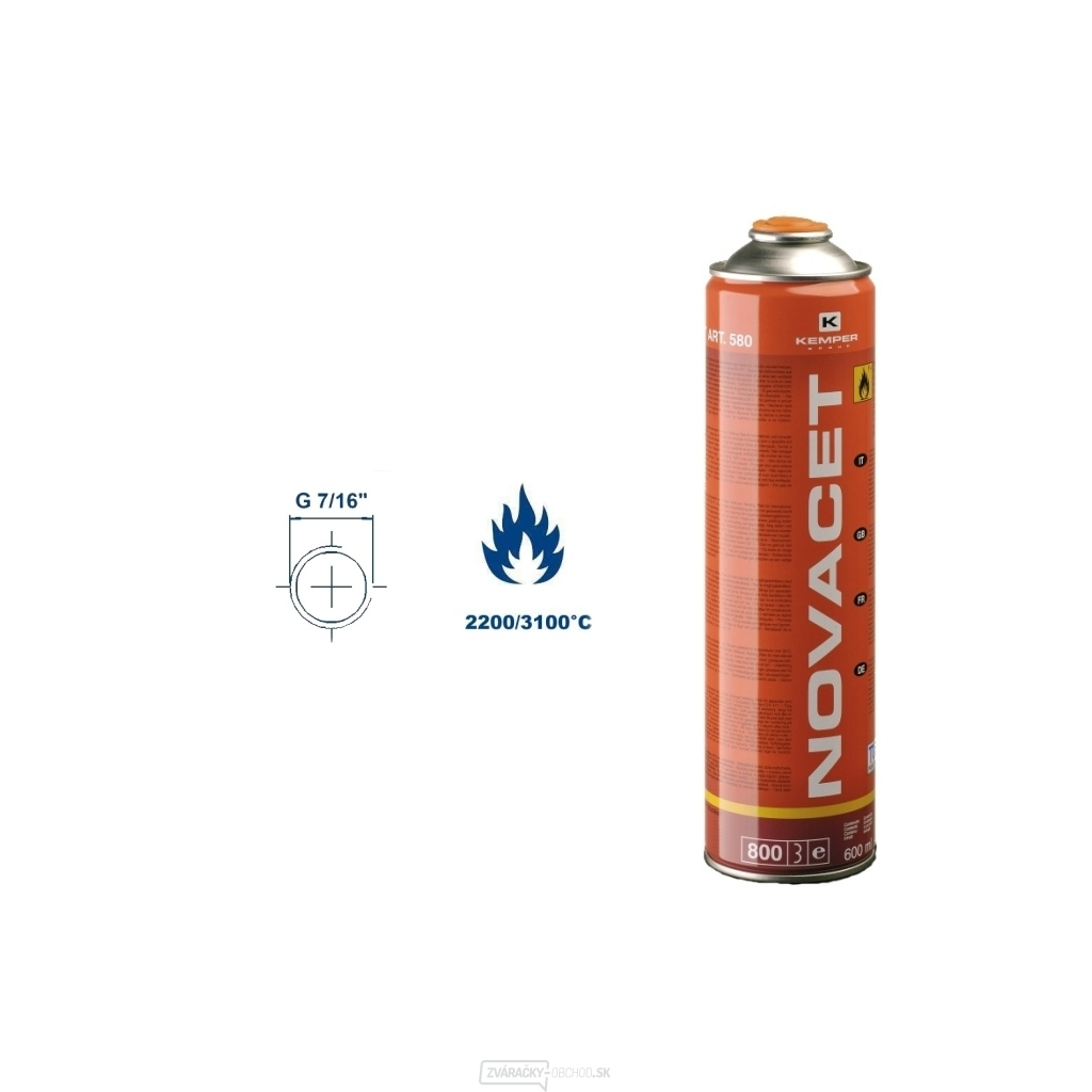 NOVACET plynová kartuša 330g