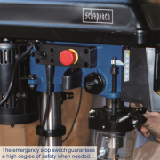 DP 16 SL stojanová vŕtačka s laserem + zverák Náhľad