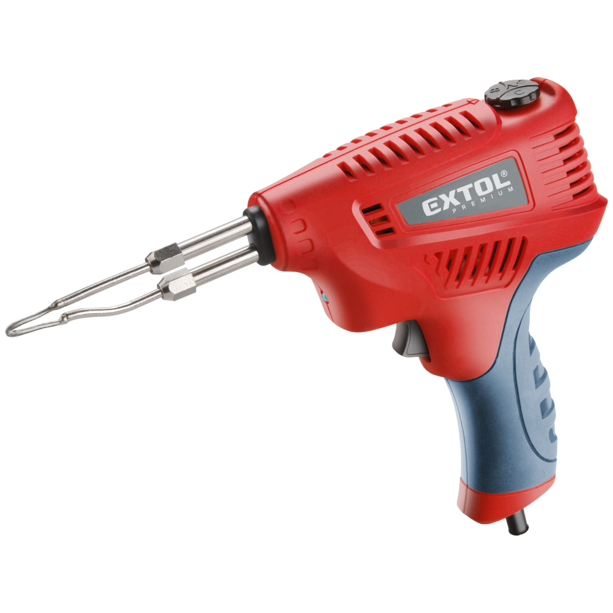 EXTOL PREMIUM Elektrická spájkovacia pištoľ s reguláciou teploty, 200W 8894510