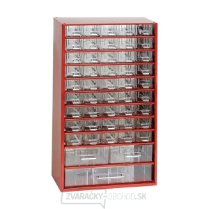 Závesná skrinka - 45 M, 2 S, 1 V - červená Závesná skrinka - 45 M, 2 S, 1 V - červená gallery main image