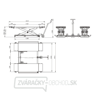 Nízkozdvižný zdvihák plošinový 3000 kg Náhľad