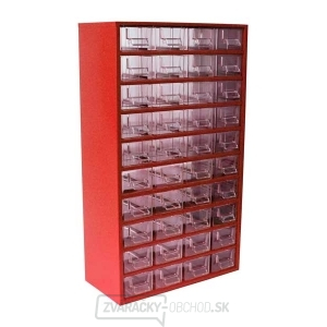 Závěsná skříňka - 20xD + 20xE -červená Závěsná skříňka - 20xD + 20xE -červená gallery main image