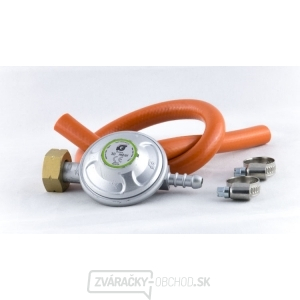 Regulátor 30 mbar a hadice 8mm/50cm se sponami Regulátor 30 mbar a hadice 8mm/50cm se sponami gallery main image
