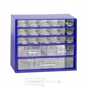 Závesná skrinka - 15 M, 2 S, 1 V - modrá 6760M Závesná skrinka - 15 M, 2 S, 1 V - modrá 6760M gallery main image