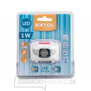 Čelovka 40lm, 1W + 2 červené LED, 3x AAA Náhľad