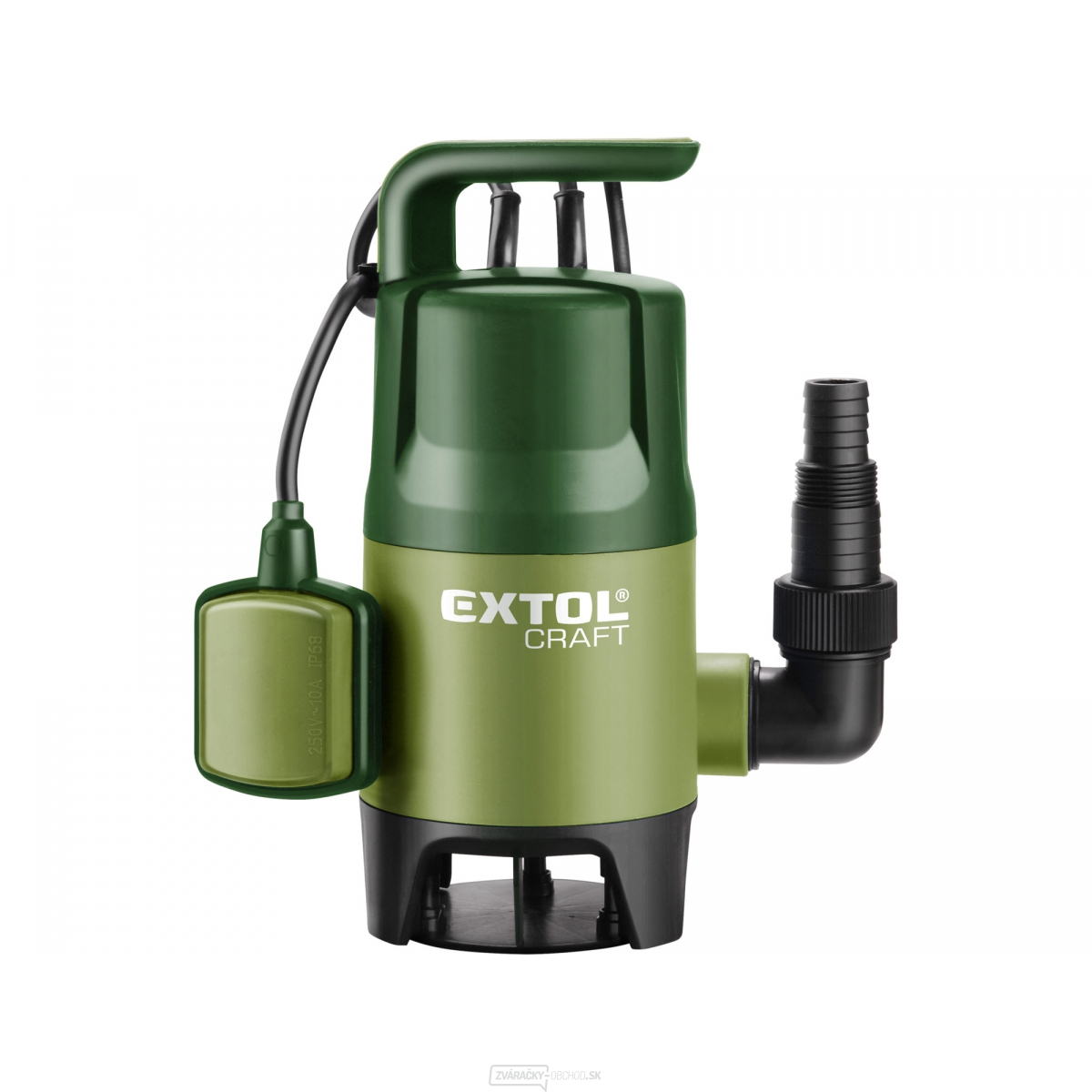 Ponorné čerpadlo EXTOL CRAFT 400W, 7500l/hod - na znečistenú vodu