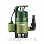 Ponorné čerpadlo EXTOL CRAFT 400W, 7500l/hod - na znečistenú vodu Ponorné čerpadlo EXTOL CRAFT 400W, 7500l/hod - na znečistenú vodu gallery main image