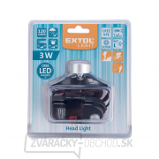 Čelovka 120L s plynulou reguláciou, 3W CREE XPE, funkcia ZOOM, 3x AAA Náhľad