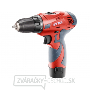 Aku vŕtací skrutkovač EXTOL Premium 12V Li-ion, 1300mAh, dve batérie Aku vŕtací skrutkovač EXTOL Premium 12V Li-ion, 1300mAh, dve batérie gallery main image