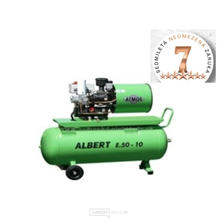 Skrutkový kompresor Atmos Albert E.50-10 STANDARD + vzdušník
