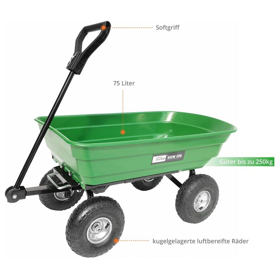 Záhradný vozík GGW 250 Náhľad